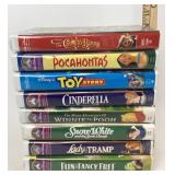 Disney Masterpiece VHS Movies; Pocahontas, Cindere