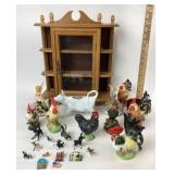 Miniature Curio Cabinet, Fairy Music Boxes, MCM Bu