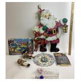 Metal Santa Stand, Wind Spinners,Handmade Cowboy M