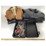 Assorted Tools & Leather Jackets; Marlboro, Whispe