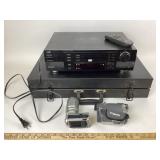 Canon Camcorder, JVC DVD Player, Sony MPG Movie HQ