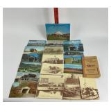 Postcards With Covered Bridges, Historic Buildings