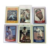 Baseball Cards, Reggie Jackson, Hank Aaron, Willie
