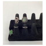 .925 Sterling Silver Rings, Beaucraft Turtle Pin