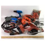 Black Decker Saw, Drill Master Tools, Jumper Cable