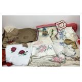 Embroidered Linens, Tablecloths, Aprons