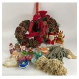 Christmas Figures, Wreath, Angel Topper, Angel Dol