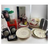 Dinnerware, Speakers, Camera, Plastic Containers