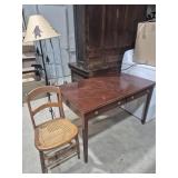 Rob Stigler Wood Desk With 2 Drawers (48 in. X 28