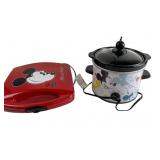 Mickey Mouse Sandwich Maker, Crockpot