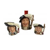 Royal Doulton Musketeers Character Mugs