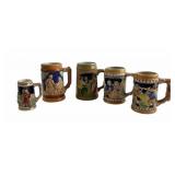 Beer Steins with Figurative Designs
