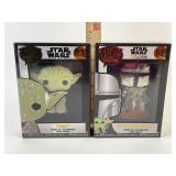 Funko Starwars Pop Pins: The Mandalorian w/ Grogu