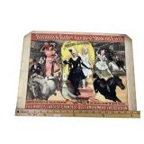 Barnum & Bailey Circus Poster, Meers Sisters