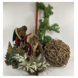 Christmas Bears, Artificial Greenery
