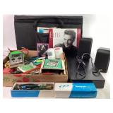 Polk Audio Speakers, Toshiba DVD Player, Elvis Cal