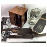 Crosley Fan, Remote Controls, Skateboard, Mower Bl