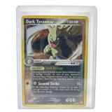 Pokemon Dark Tyranitar Holo Card