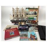 Model Ship, Books & DVD Collections; A Century of