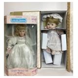 Porcelain Dolls; Collectible Memories Bride & Heri