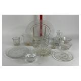 Pressed Glass Tableware, Decorative Plates