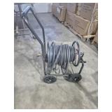 Mobile Garden Hose Reel Cart With Hose