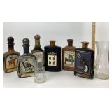 Ezra Brooks & Beam Whiskey Decanters; Flintlock, P