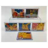 6 Pokemon Topps Pikachu Cards