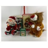 Holiday Plush Toys, Ornament, Santa Figurine
