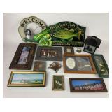 Framed Photos, Welcome Signs