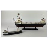 Wood Model Edmund Fitzgerald, Tanker