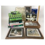 Hen & Rooster Artwork, Greenlite LED Chandelier Fi