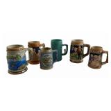 Ceramic Beer Steins, Various Designs