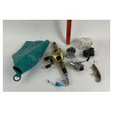 Fishing Reel, Rod, Lures, Accessories