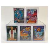 5 Pokemon Topps Cards
