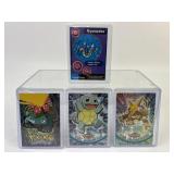 4 Pokemon Topps Cards