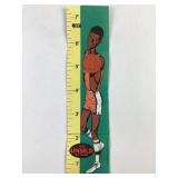 1969 Topps Wes Unseld basketball ruler #22