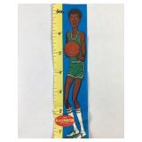 1969 Topps Lew Alcindor basketball ruler Kareem