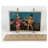 Victorian Halloween postcard chromolithograph