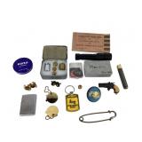 Zippo, Tigers Eye Cufflinks, Sterling FOE Pin