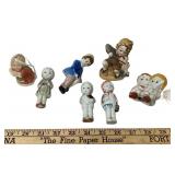 Children Porcelain Figurines; Occupied Japan