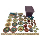 Ohio Art Metal Cartoon Saucers & Cups