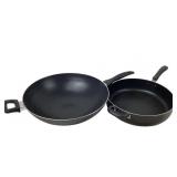 T Fal Nonstick Wok & Saucepan