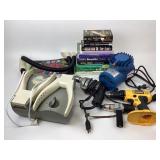 DeWalt Drill, Sahara Boot Dryer, Books & Air Tools