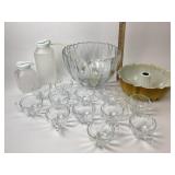 Rubbermaid Water Jugs, Glass Punch Bowl Set, Flute