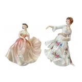2 Royal Doulton Pretty Ladies Figurines