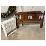 Headboard, wood cabinet