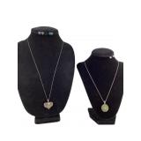 Sterling Silver Necklaces, Stud Earrings