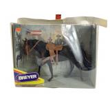 Breyer Horse Model with Saddle