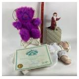 Cabbage Patch Kids Doll, Plush Bear, Santa Figure,